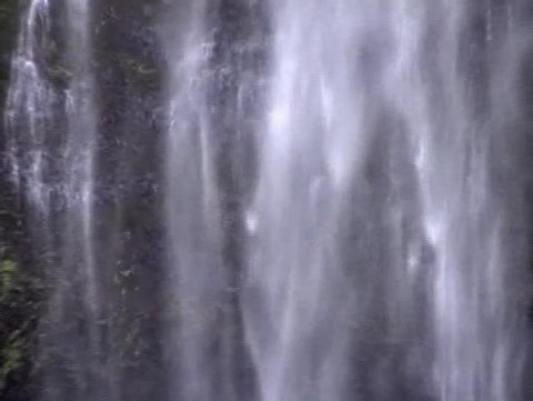 Multnomah falls along the Columbia River Gorge in Oregon USA