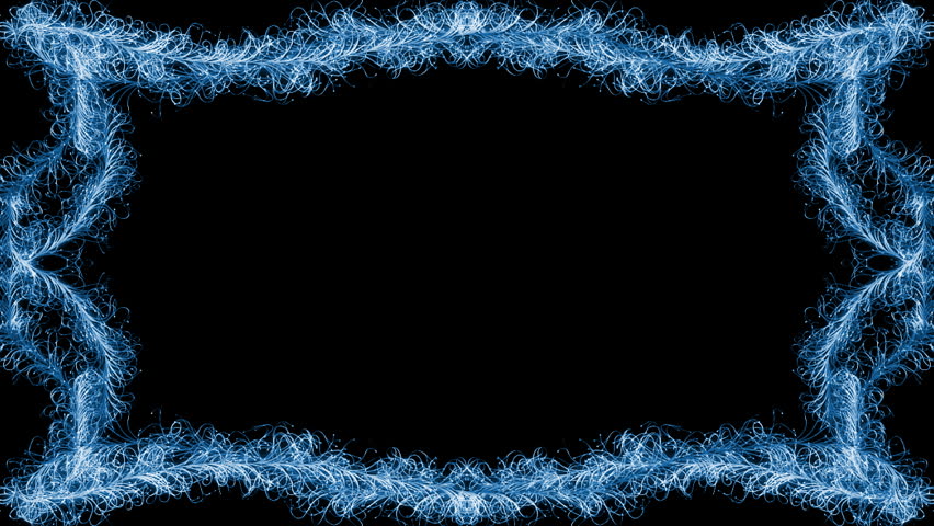 Blue swirls animated frame