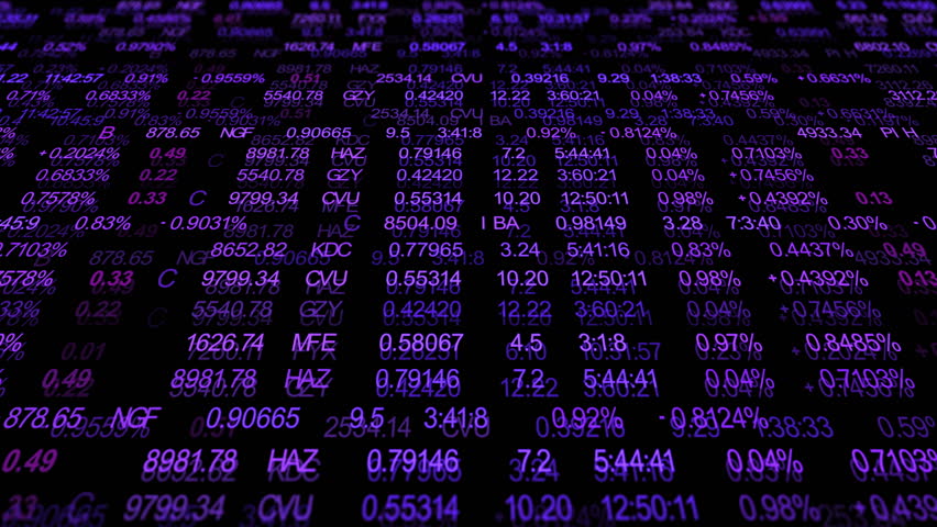 Finance or stock market background with digits, arrows and percents  | Shutterstock HD Video #9773420