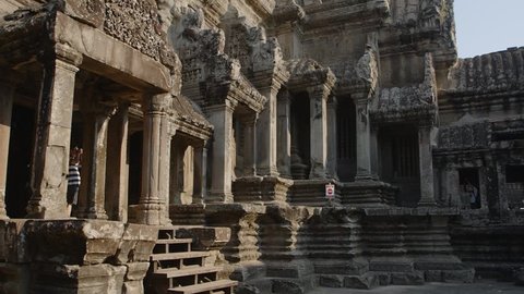 Central tower of Angkor Wat temple of Cambodia