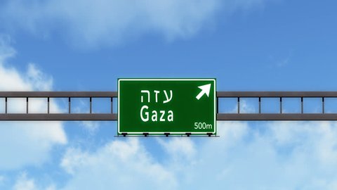 4K Passing under Gaza Israel Highway Sign with Matte Photorealistic 3D Animation
4K 4096x2304 ultra high definition
