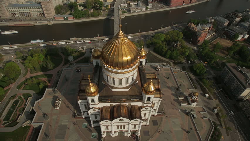 Съемка храма Христа Спасителя