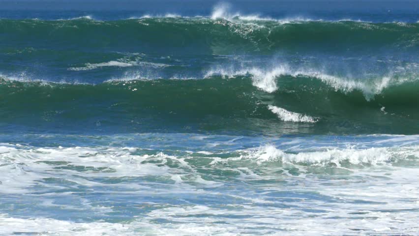 Waving Atlantic ocean.4K, slow motion, high speed camera | Shutterstock HD Video #9794846