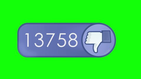 Realistic 3d Emoticon Neon Glowing Dislike Stock Vector (Royalty Free ...