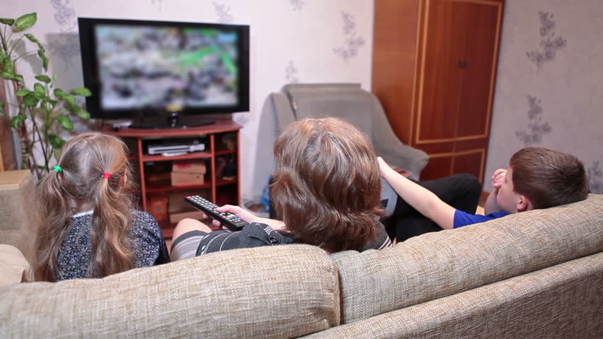 kids on couch