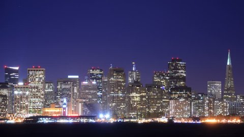 San Francisco Skyline 04 Timelapse Cityscape