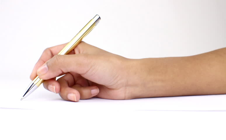 Womans Hand Writes with a Stock Footage Video (100% Royalty-free) 983350 |  Shutterstock