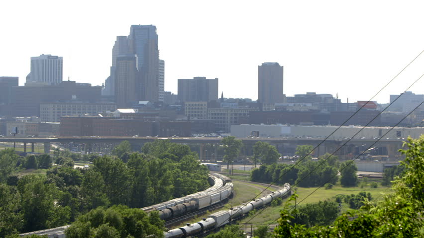Cityscape of downtown Saint Paul, Minnesota