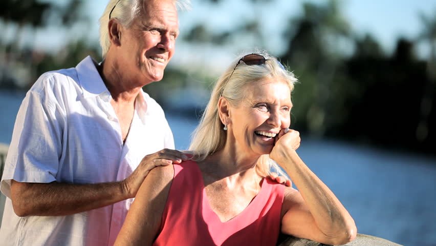 Portrait of a loving senior couple enjoying spending their time together