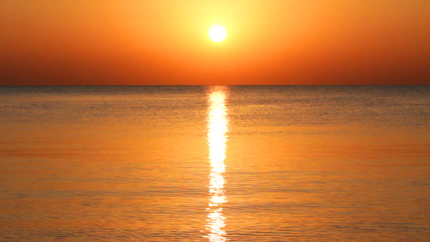 sunrise over sea