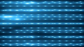 Bright blue flood lights disco background with horizontal strips and lines. Silver tint. Seamless loop. look more options and sets footage in my portfolio