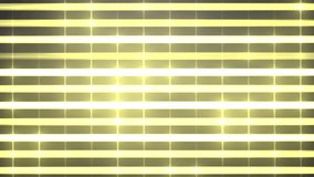 Bright gold flood lights disco background with horizontal strips and lines. Silver tint. Seamless loop. look more options and sets footage in my portfolio