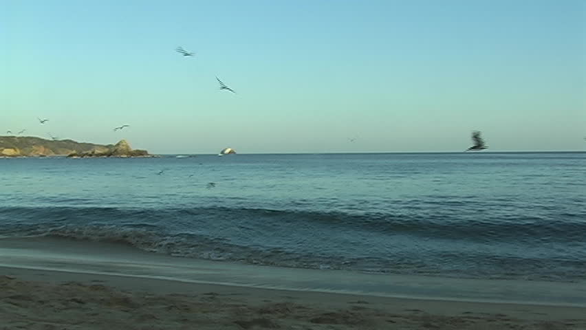 beach at sunset