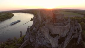 Devin Castle - Bratislava Aerials