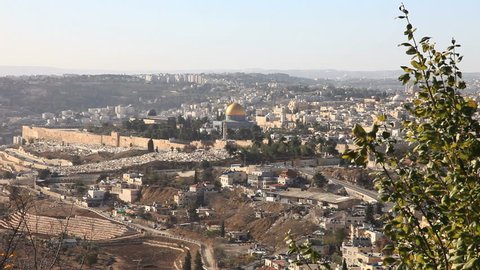 general view of the city of Jerusalem in Israel