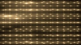 Bright gold flood lights disco background with horizontal strips and lines. Silver tint. Seamless loop. look more options and sets footage in my portfolio