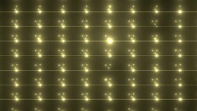Bright beautiful gold flood lights disco background. Flood lights flashing. Seamless loop. More videos in my portfolio.