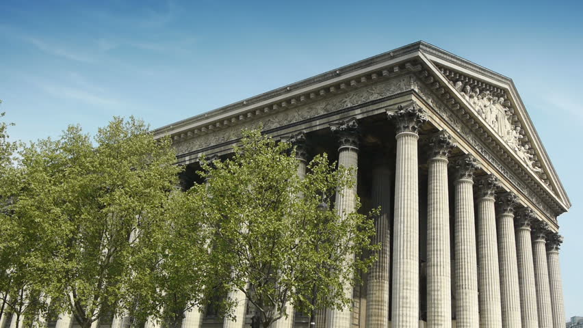 Ancient church of Saint Marie - Madeleine in Paris, France
