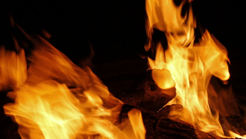 Camping Fire At Night Close Stock Footage Video 100 Royalty Free 9936836 Shutterstock