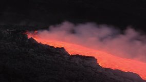 Lava spattering - Etna eruption 2008 - Powered by Shutterstock - Get 15% off with code: PIKWIZARD15