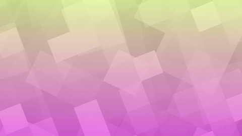 4k washed out yellow and pink squares and cubes shape motion background with room for text, graphics or logos