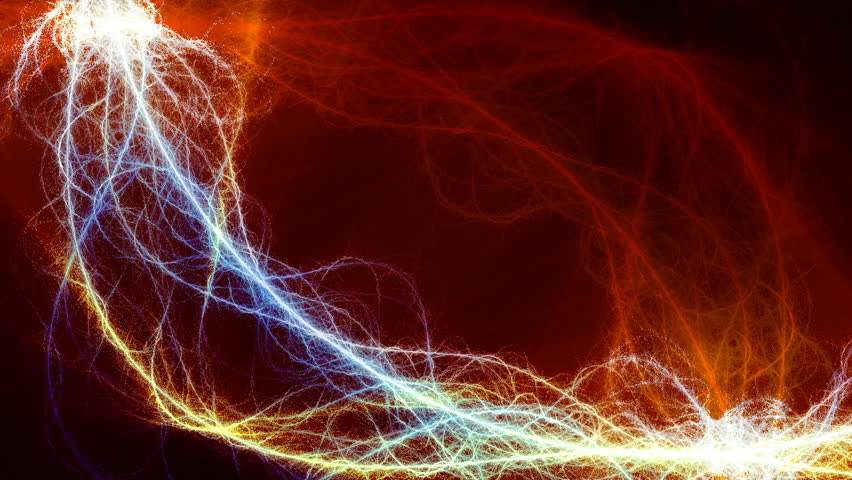 Abstract animated electric light beam HD , seamless loop