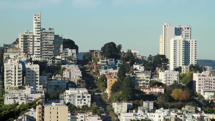 A view of San Francisco from Telegraph Hill.