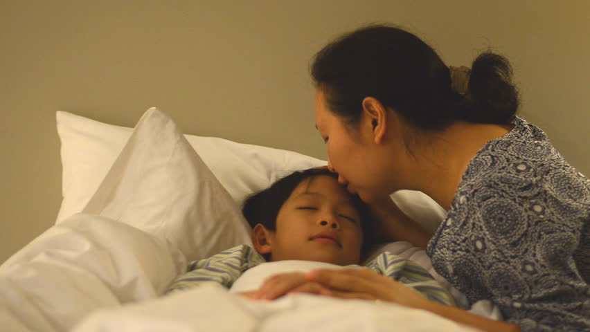 Asian Mother And Her Son Stock Footage Video 100 Royaltyfree