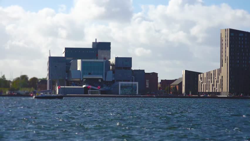 Boat sailing in the harbor - Denmark - Europe