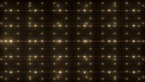 Bright beautiful golden flood lights disco background. Flood lights flashing. Seamless loop. More videos in my portfolio.