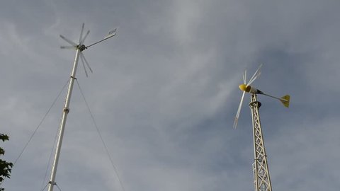 Windmill in sky background , Clean Energy, Wind Power, Wind Energy