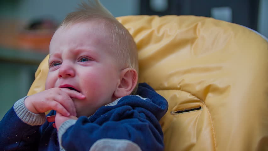 cute baby boy crying