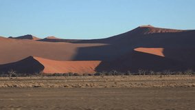 The Namib Dessert (Sossusvlei, Namibia) as 4K footage